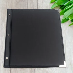 Leatherette Menu Covers Bundle On a Restaurant Table
